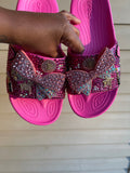 Bling and Bows Slides (Womens)