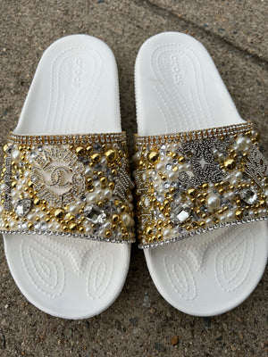 Silver and Gold Slides Edition (Womens)