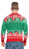 Music Band Elf Road Cross Walk Elves Knitted Ugly Christmas Sweater