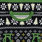 DJ T-Rex Ugly Christmas Sweater