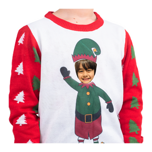 Custom Youth Elf Yourself Sweater