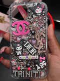 Freestyle Blinged Out Junk Phone Case