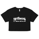 Antisocial Unless You're A Cat Crop