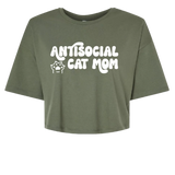 Antisocial Cat Mom Cotton Crop