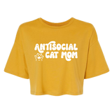 Antisocial Cat Mom Cotton Crop