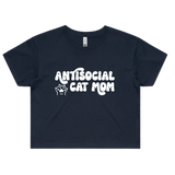 Antisocial Cat Mom Cotton Crop