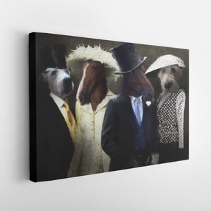 Ascot - Custom Vintage Pet Portrait Canvas