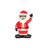 Black Santa Christmas Tree Ornament Decoration