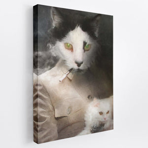 Blofeld - Custom Royal Pet Portrait Canvas