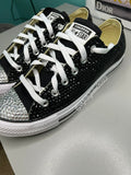 Women's Low Top Bling Converse (Please Read Description)