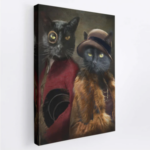 Aristocats - Custom Pet Portrait Canvas