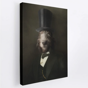 Lincoln - Custom Royal Pet Portrait Canvas