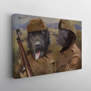 Wardogs - Custom Pet Portrait Canvas