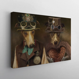 Steampunks - Custom Pet Portrait Canvas