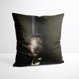 Lincoln - Custom Royal Pet Portrait Cushion