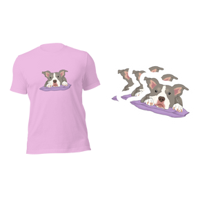 Shirt and Sticker Bundle - Full Front Drawing