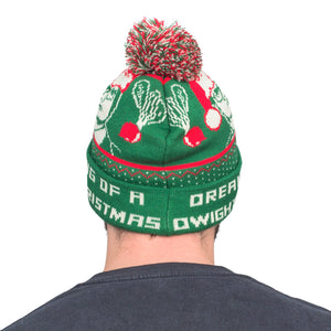 The Office Dreaming of a Dwight Christmas Beanie Hat