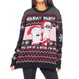 Rick & Morty Son of a B Holiday Sweater