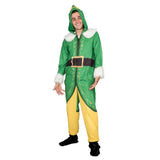 Buddy the Elf Costume Pajamas Union Jumpsuit