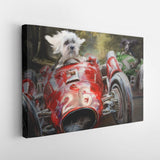 F1 - Custom Vintage Pet Portrait Canvas