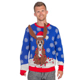 Flappy Dog Animated Puppy Ears Ugly Christmas Sweater