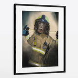 Fireman - Custom Framed Portrait