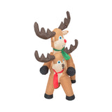 Funny Humping Reindeer Christmas Lawn Inflatable Decoration