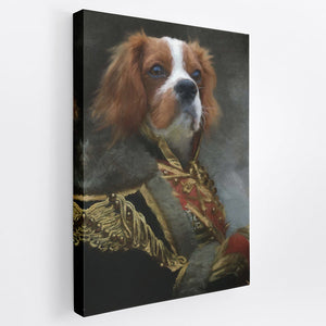 Geoffrey - Custom Royal Pet Portrait Canvas