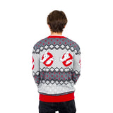 Ghostbusters Logo Ugly Christmas Cardigan Sweater