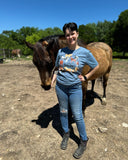 Healing With Horses Herd Unisex t-shirt