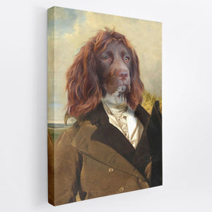 Heathcliff - Custom Royal Pet Portrait Canvas