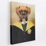 Hufflepaw - Custom Pet Portrait Canvas