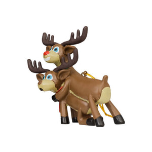 Humping Reindeer's Christmas Tree Ornament Decoration