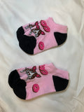 Cute and Funny Bamboo Ankle Socks - Dogs 'N' Donuts (Kids and Adult Sizes)