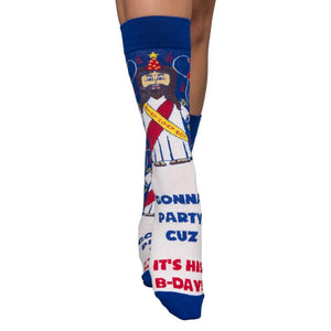 Jesus Birthday Boy Ugly Christmas Socks