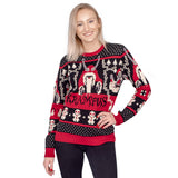 Women's Krampus Knit Ugly Christmas Sweater