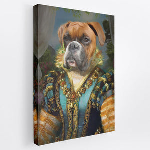 Liz - Custom Royal Pet Portrait Canvas