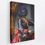 Louie - Custom Royal Pet Portrait Canvas