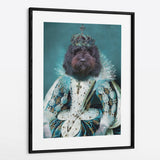 Queen Anne - Custom Royal Pet Portrait Framed