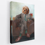 Merlot - Custom Vintage Pet Portrait Canvas