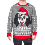 Merry Kissmas Flappy Sweater Kiss Ugly Christmas Sweaterr-1