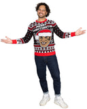 Merry Chrithmith! Funny Boxer Knitted Ugly Christmas Sweater - Long Sleeve for Men and Women