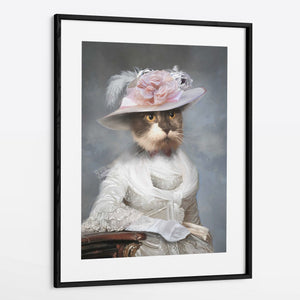 Missy - Custom Royal Pet Portrait Framed