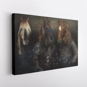 Brothers in Arms - Custom Pet Portrait Canvas