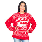 National Lampoon Christmas Vacation Red Eddies Ugly Christmas Sweater