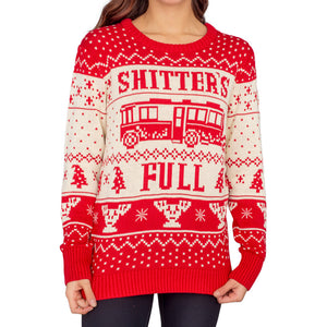 Women's National Lampoon Vacation Shitter's Full Ugly Christmas Sweater