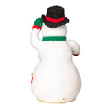 Naughty Happy Snowman Animated Christmas Plush Toy Stuffed Animal