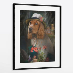 Pottering - Custom Framed Portrait