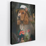 Pottering - Custom Vintage Pet Portrait Canvas