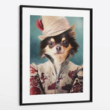 Queenie - Custom Royal Pet Portrait Framed